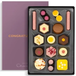 Exuberantly Fruity H-Box with Congratulations Sleeve