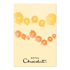 Exuberantly Fruity H-box with Birthday Balloons Sleeve