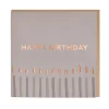 Happy Birthday Candles Blank Card