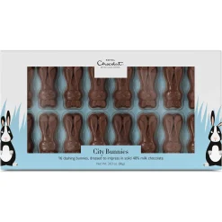 Milk Chocolate City Easter Bunnies